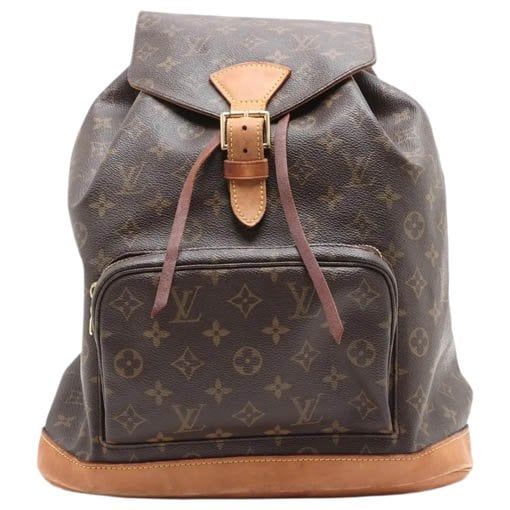 Leather backpack