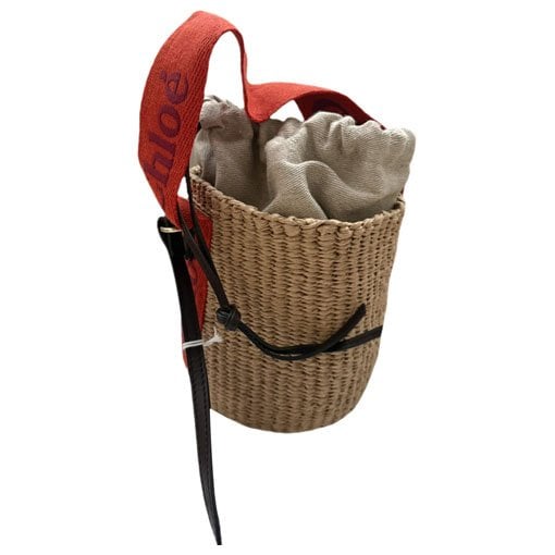 Woody Basket cloth handbag