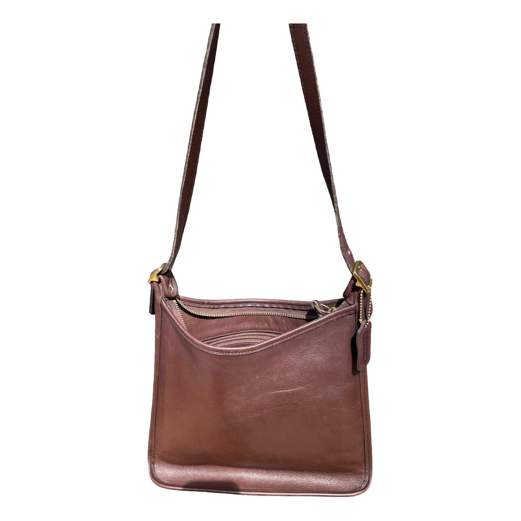 Smooth Crossbody leather crossbody bag