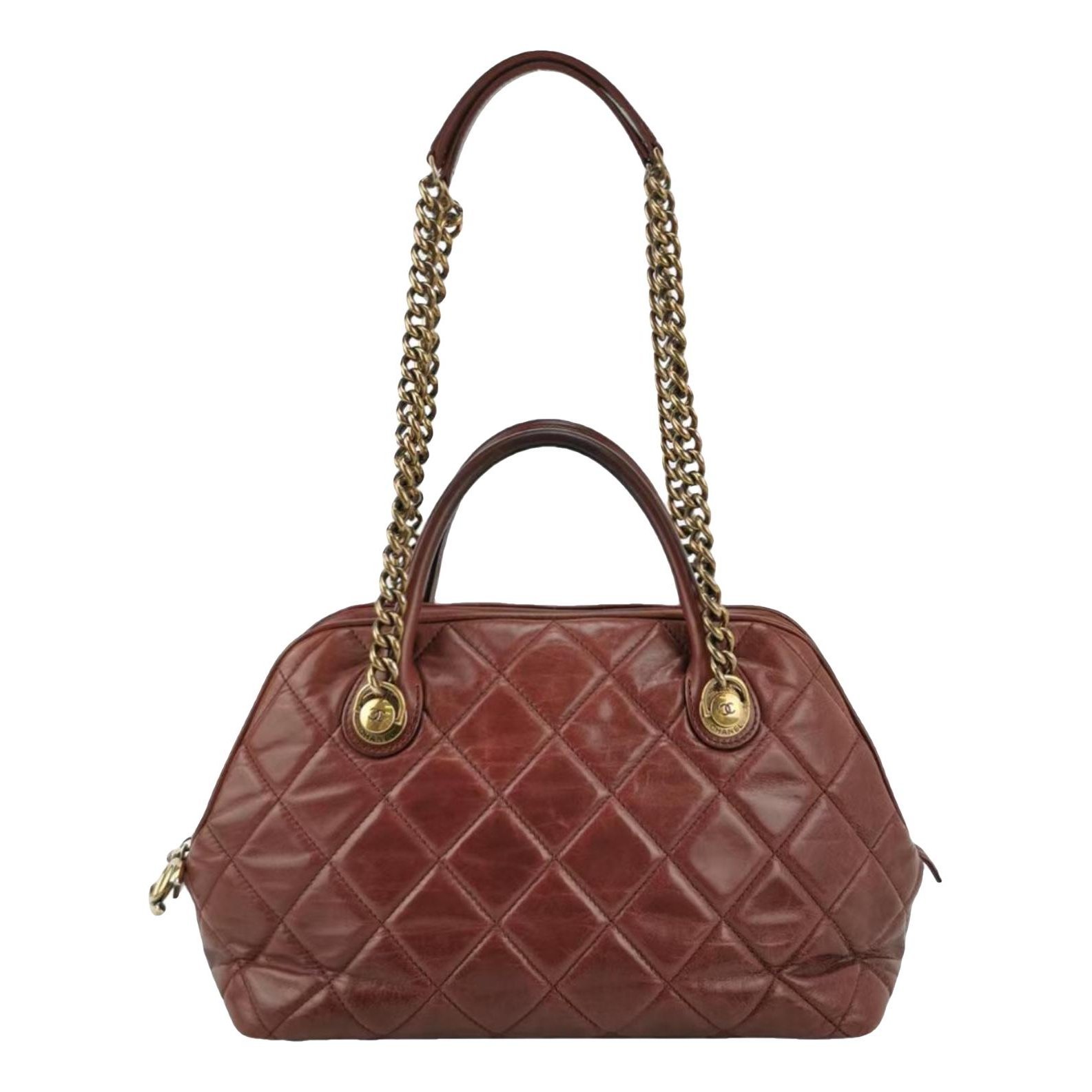 Leather handbag