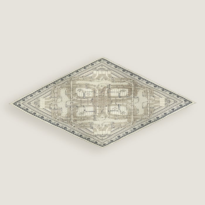 Mors a Jouets Bandana Pleated Shawl 140