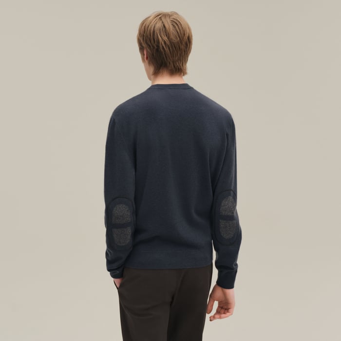 Ardoise Cashmere "Maillon Chaine d'Ancre" Crewneck Sweater