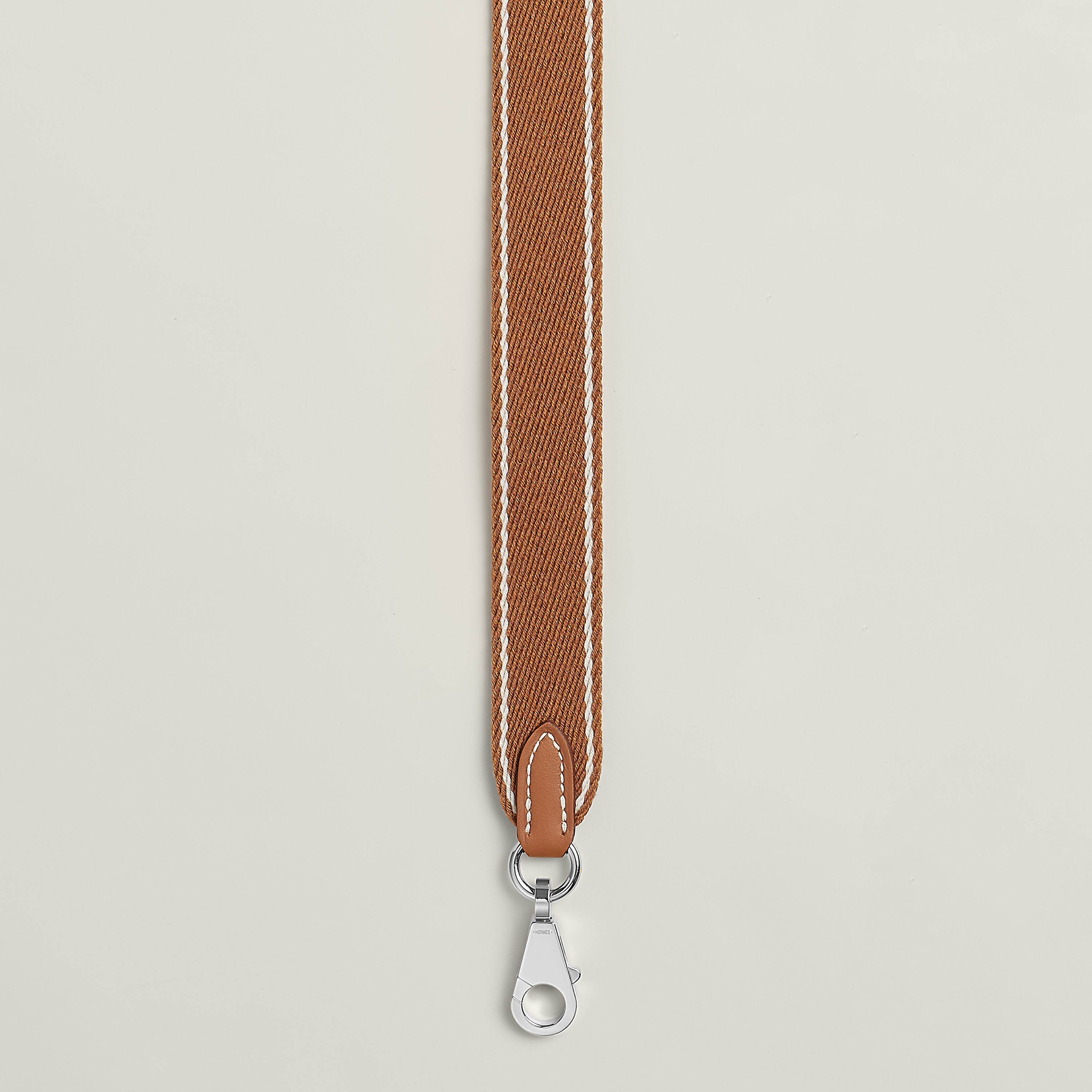 Sangle Wooly Sellier bicolor bag strap