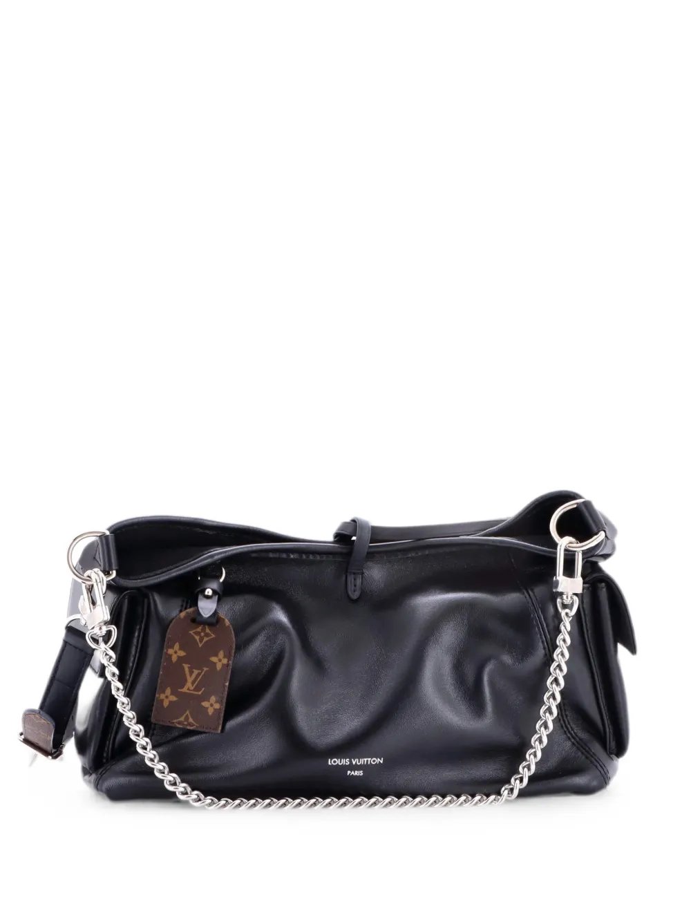 Louis Vuitton CarryAll Cargo Hobo Leather with Monogram Canvas PM shoulder bag