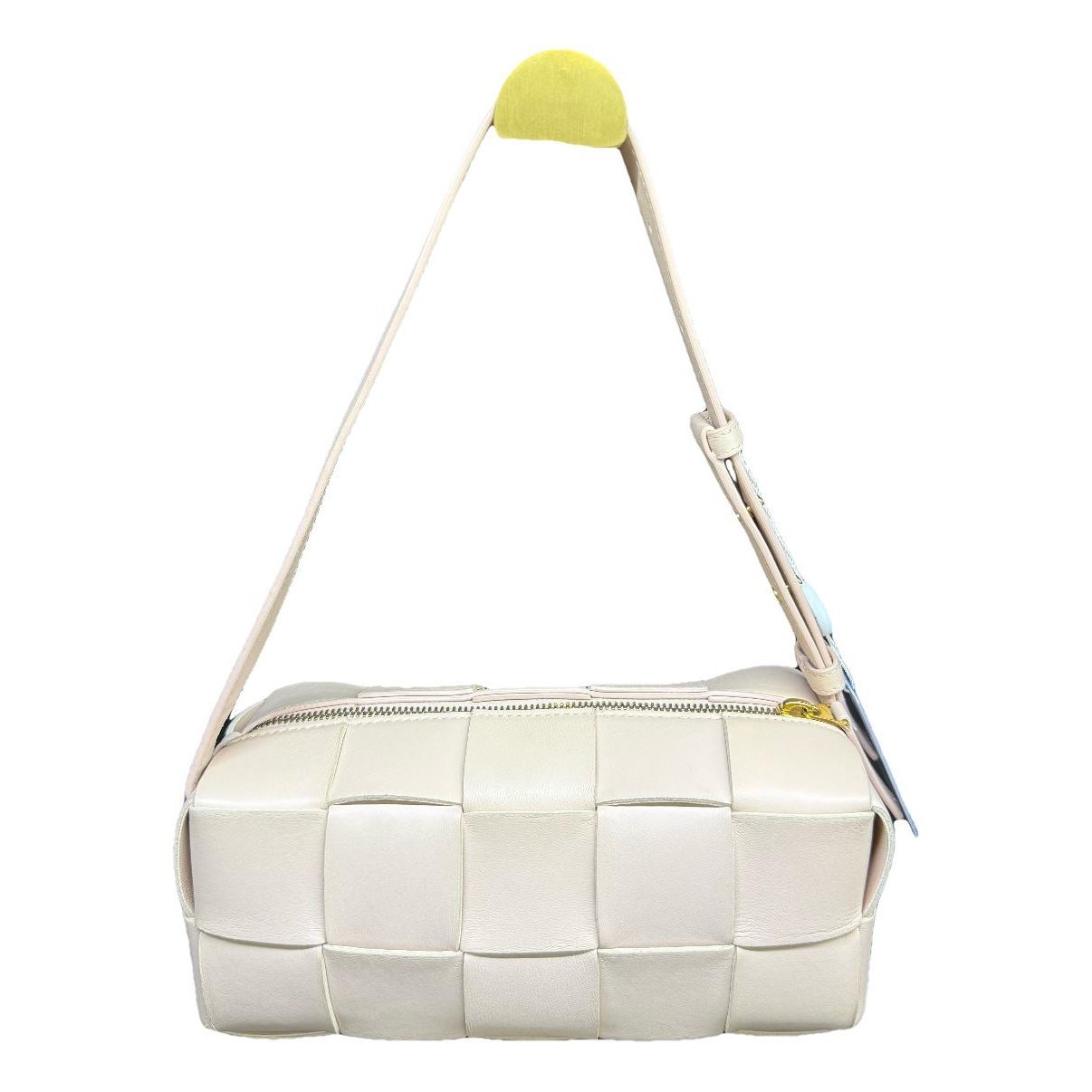 Cassette leather handbag