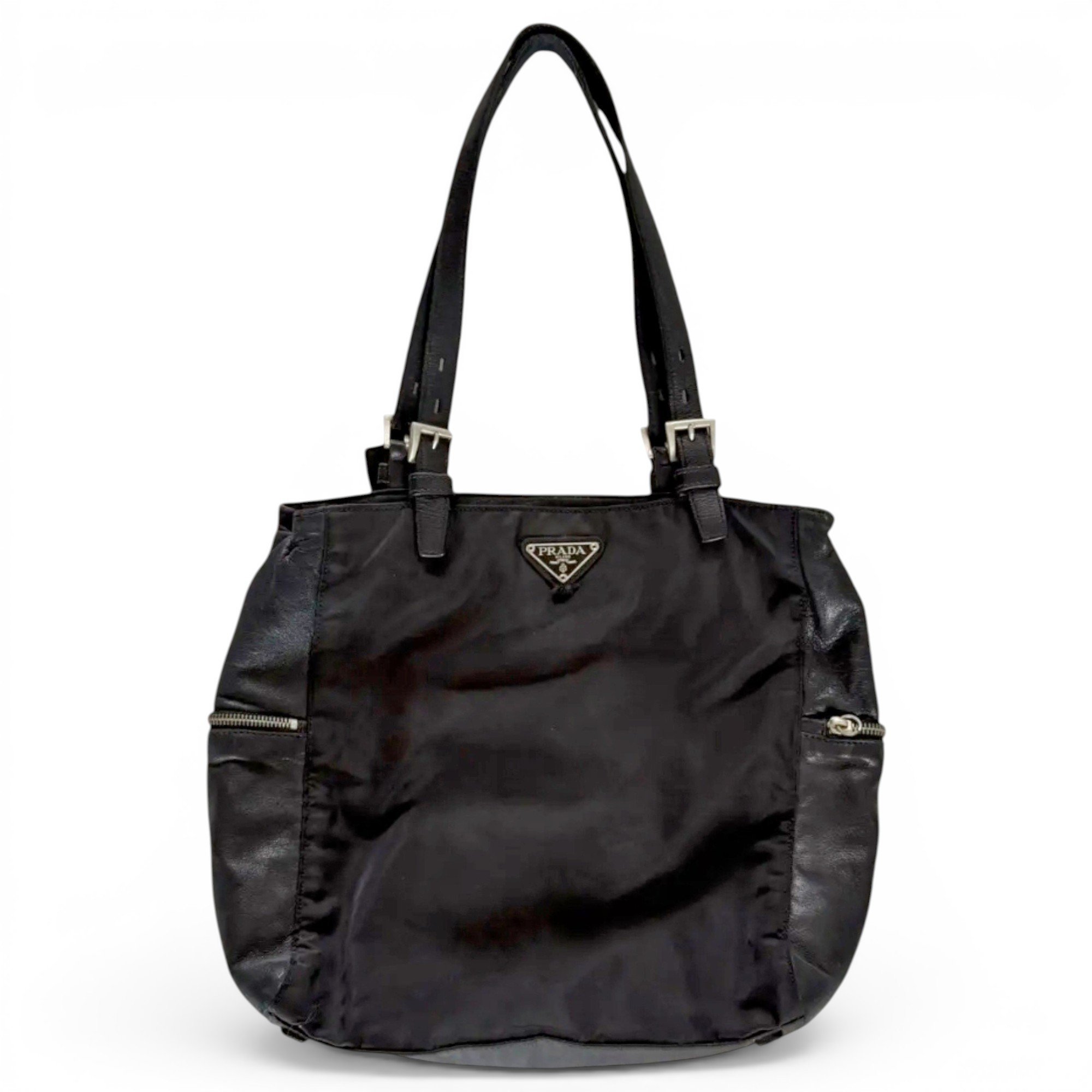 Re-Edition 2000 leather handbag