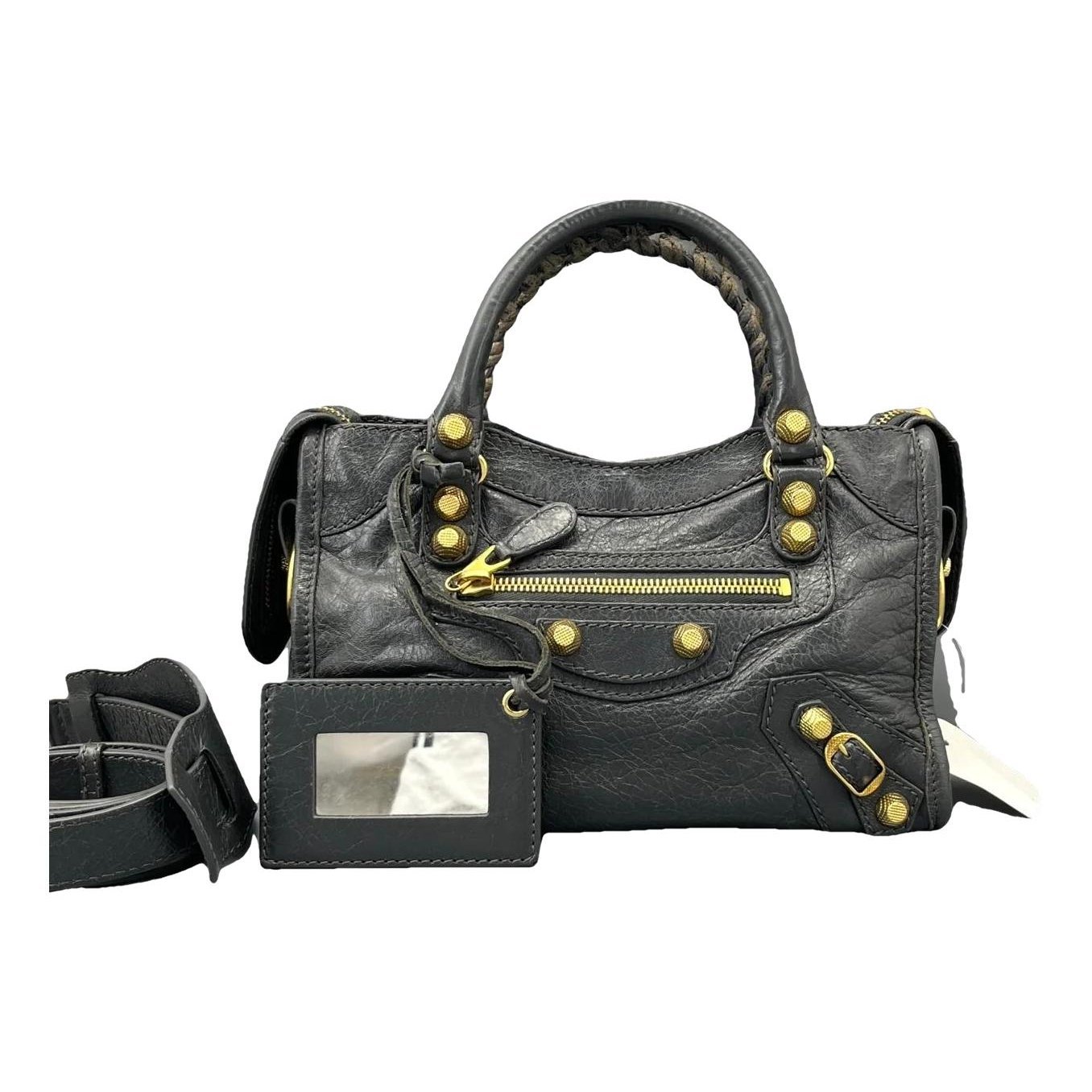 Leather mini bag