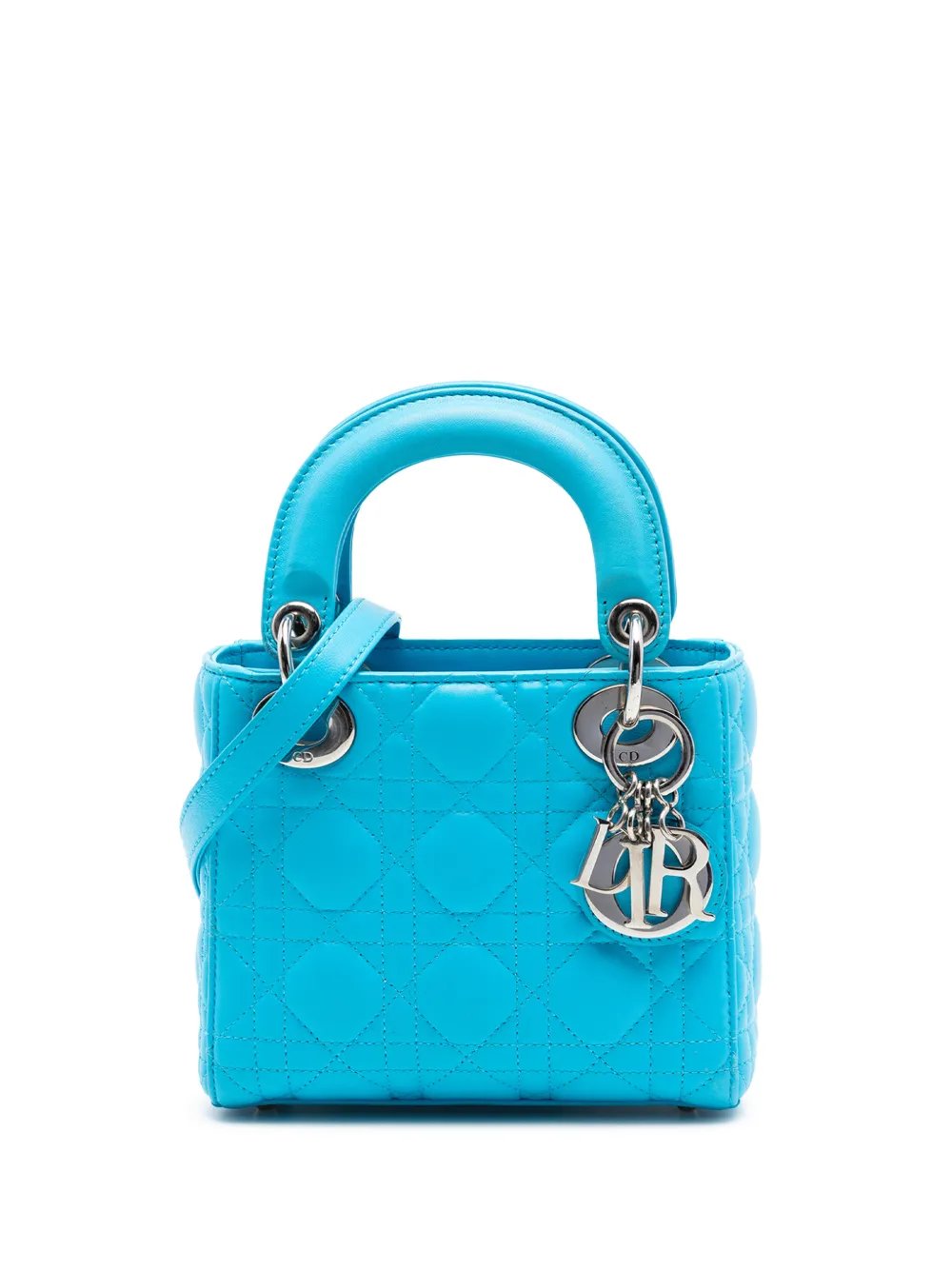 2012 Mini Lambskin Cannage Lady Dior satchel
