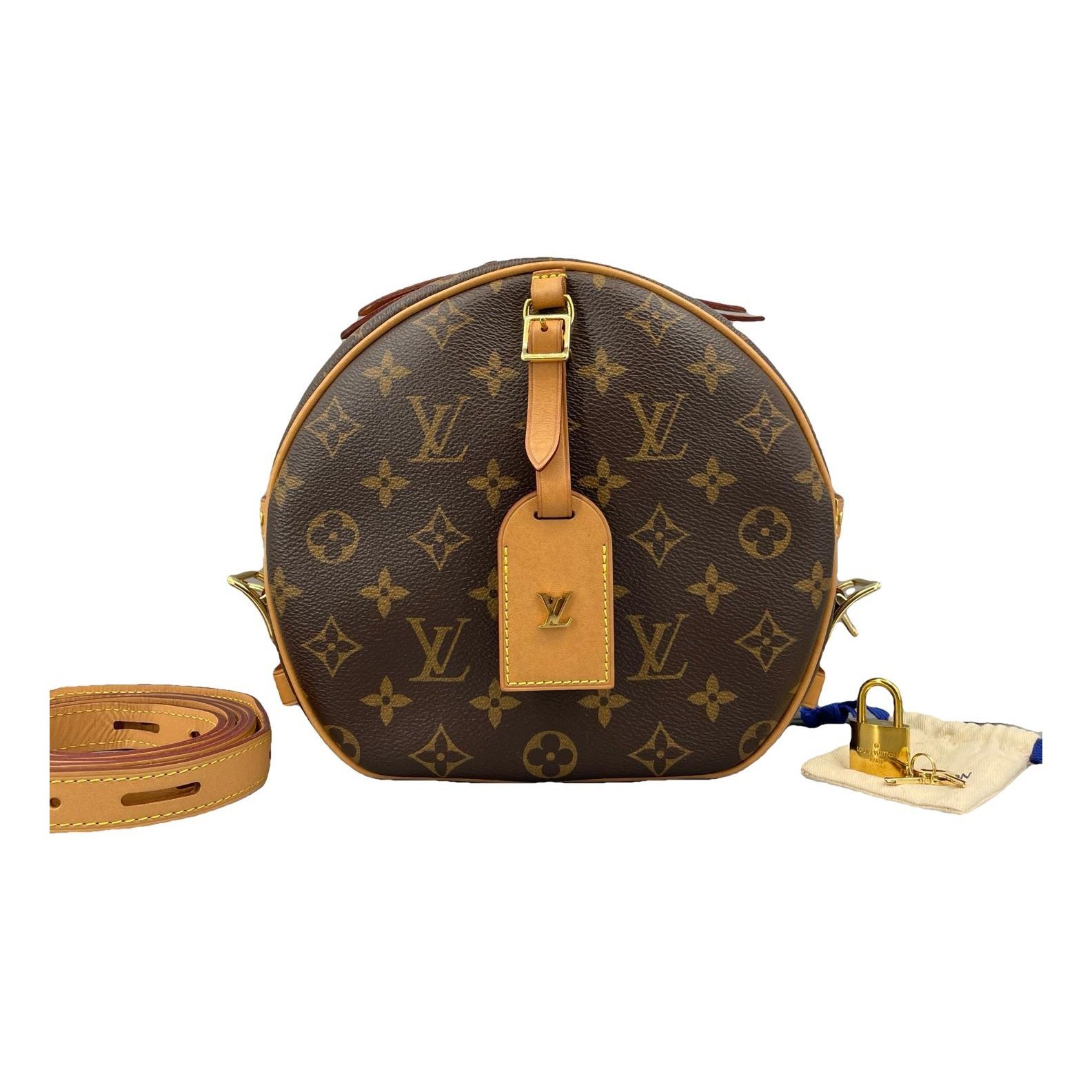 Boîte chapeau souple leather handbag