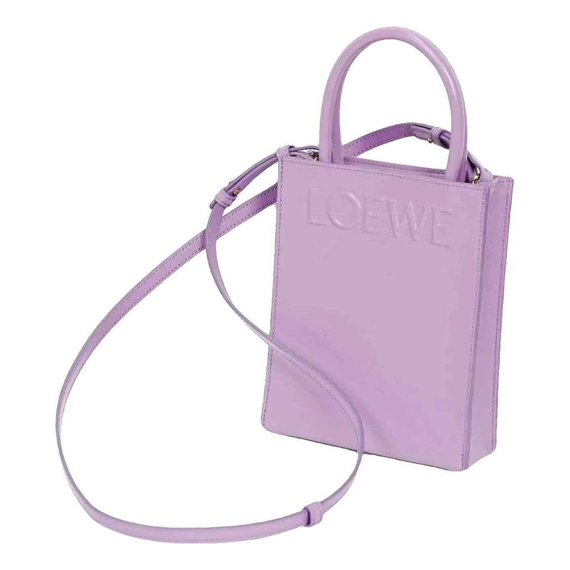 A5 leather handbag