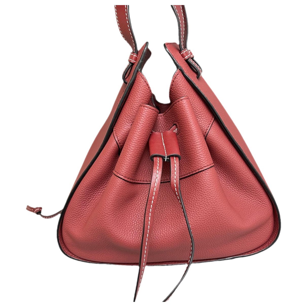 Hammock leather handbag