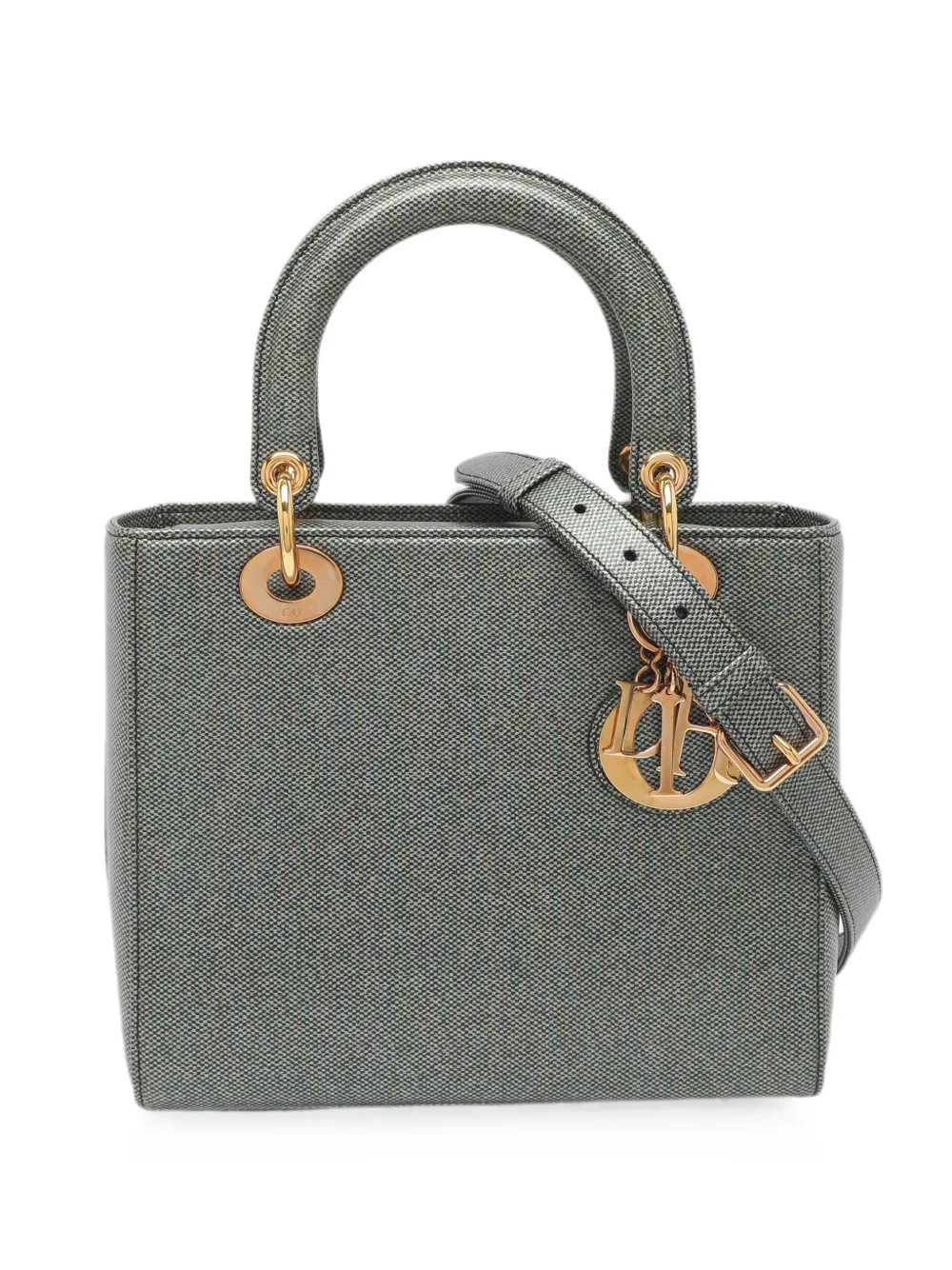 2020 medium Lady Dior leather tote bag