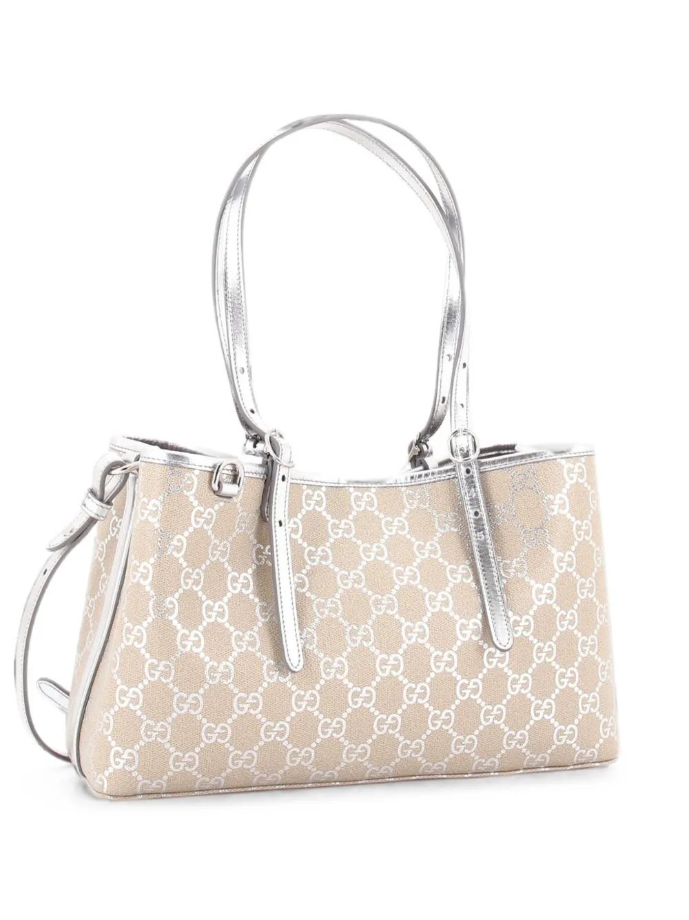 Emblem GG Coated Canvas Small tote bag