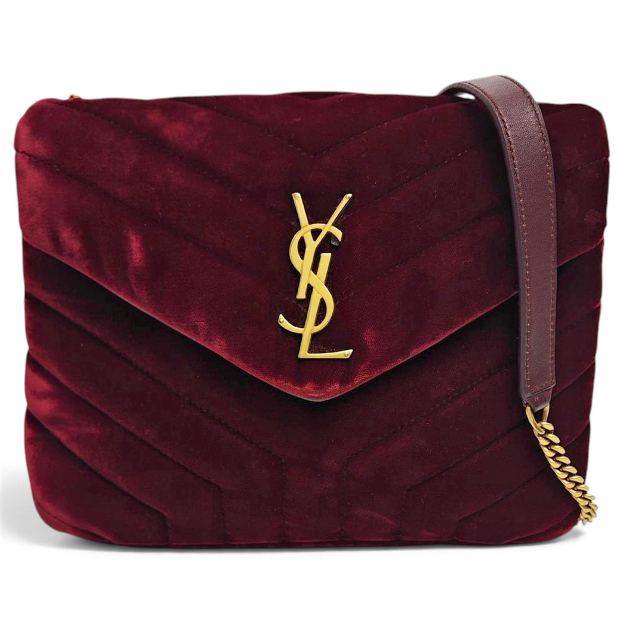 Loulou Puffer velvet handbag
