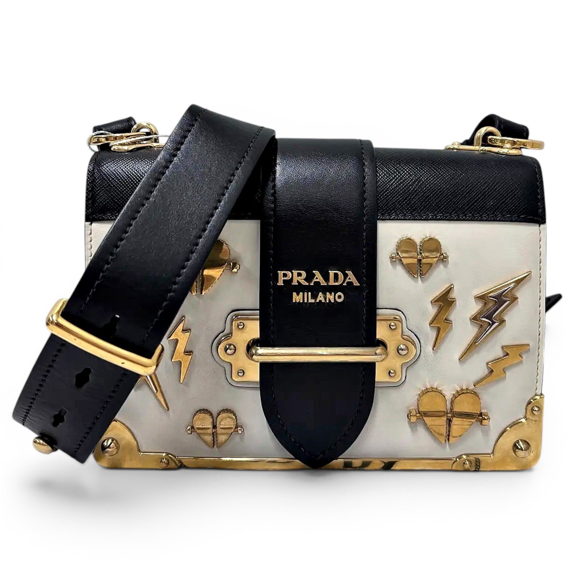 Cahier leather crossbody bag