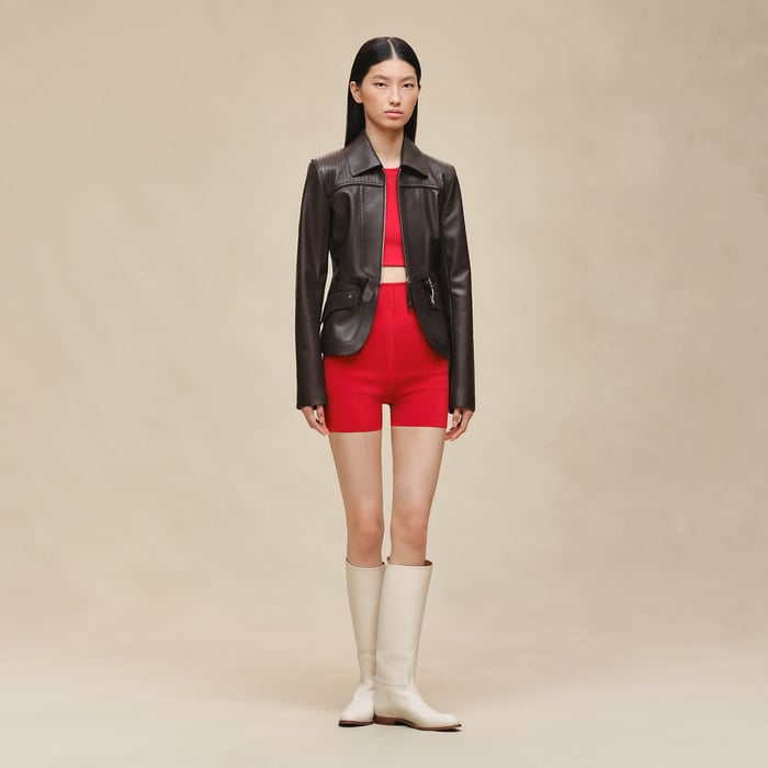 Rouge Amazone Silk Shorts