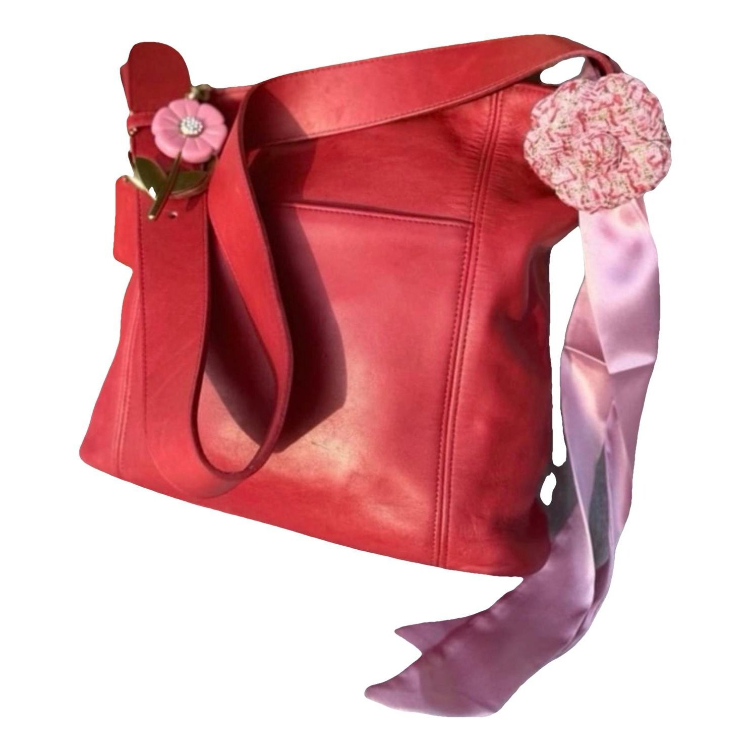 Leather handbag