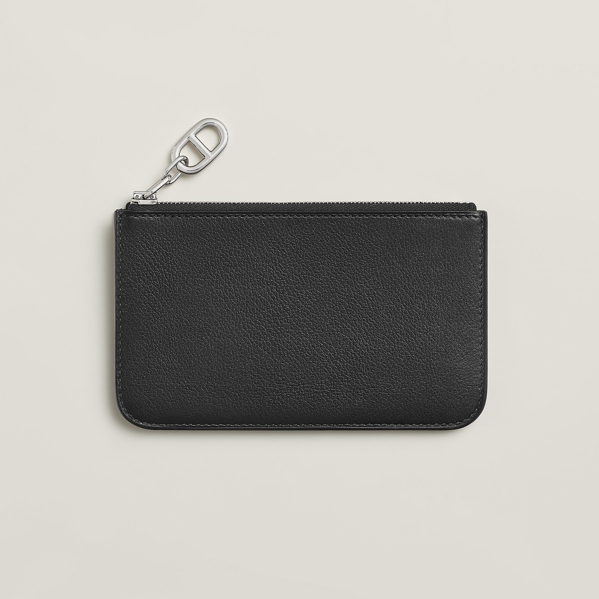 Noir Zipengo Chaine D'Ancre Card Holder