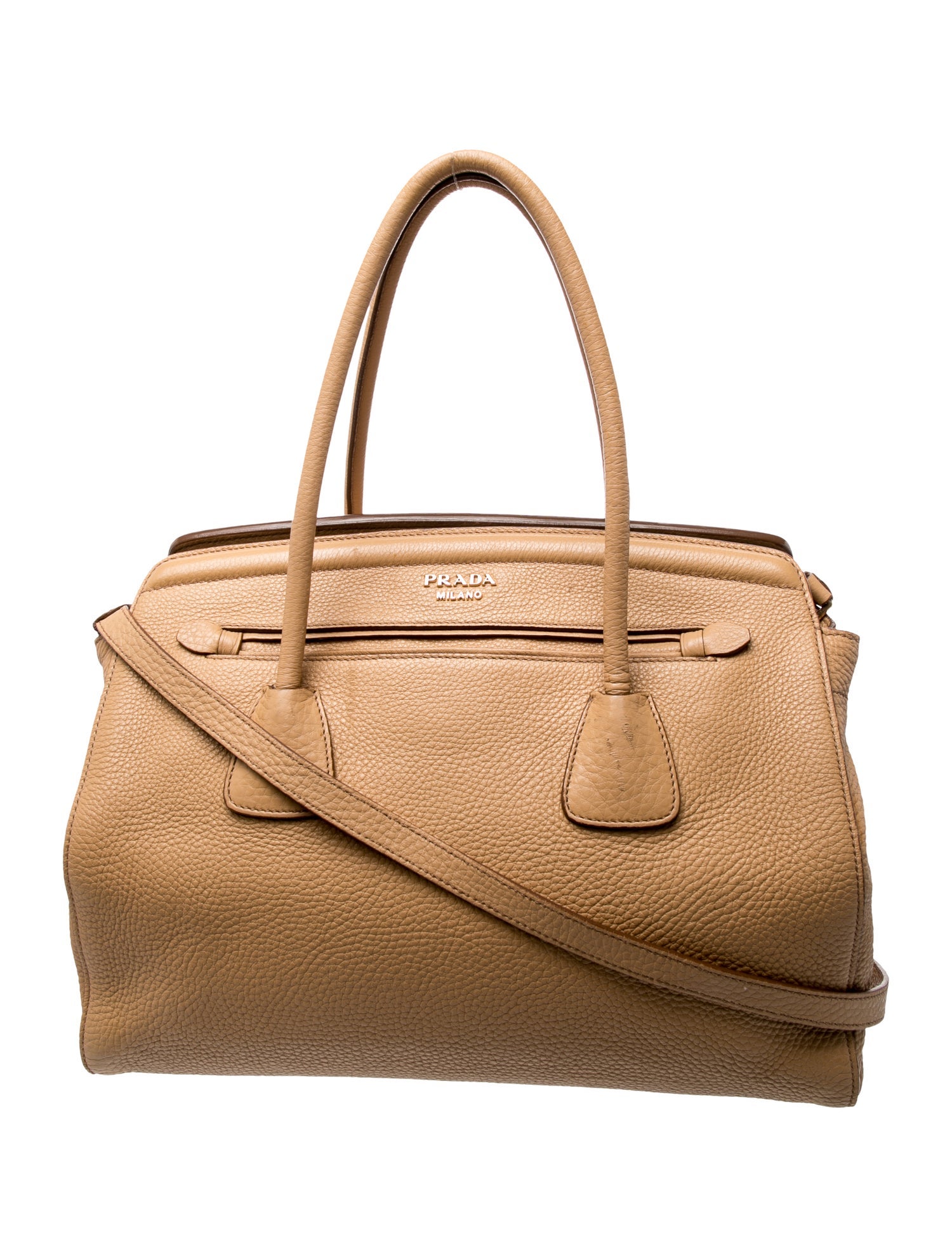 Vitello Daino Leather Tote Large