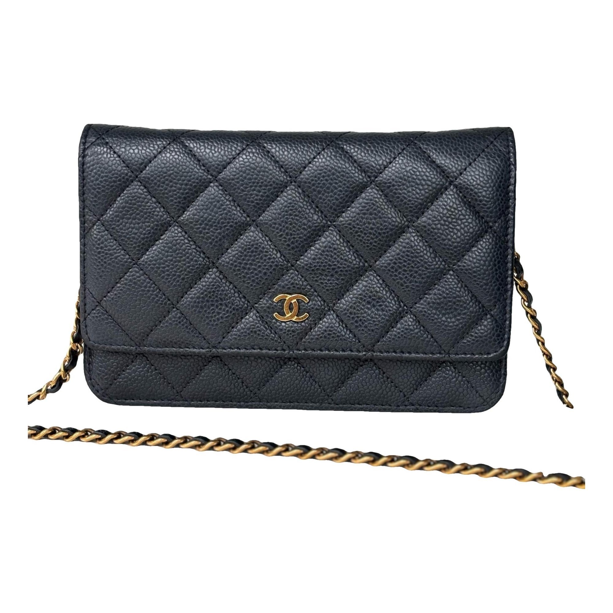 Wallet On Chain Timeless/Classique leather crossbody bag