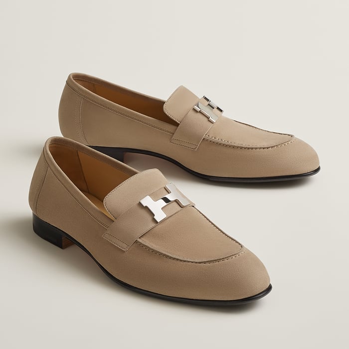 Beige Argile Mocassim Paris