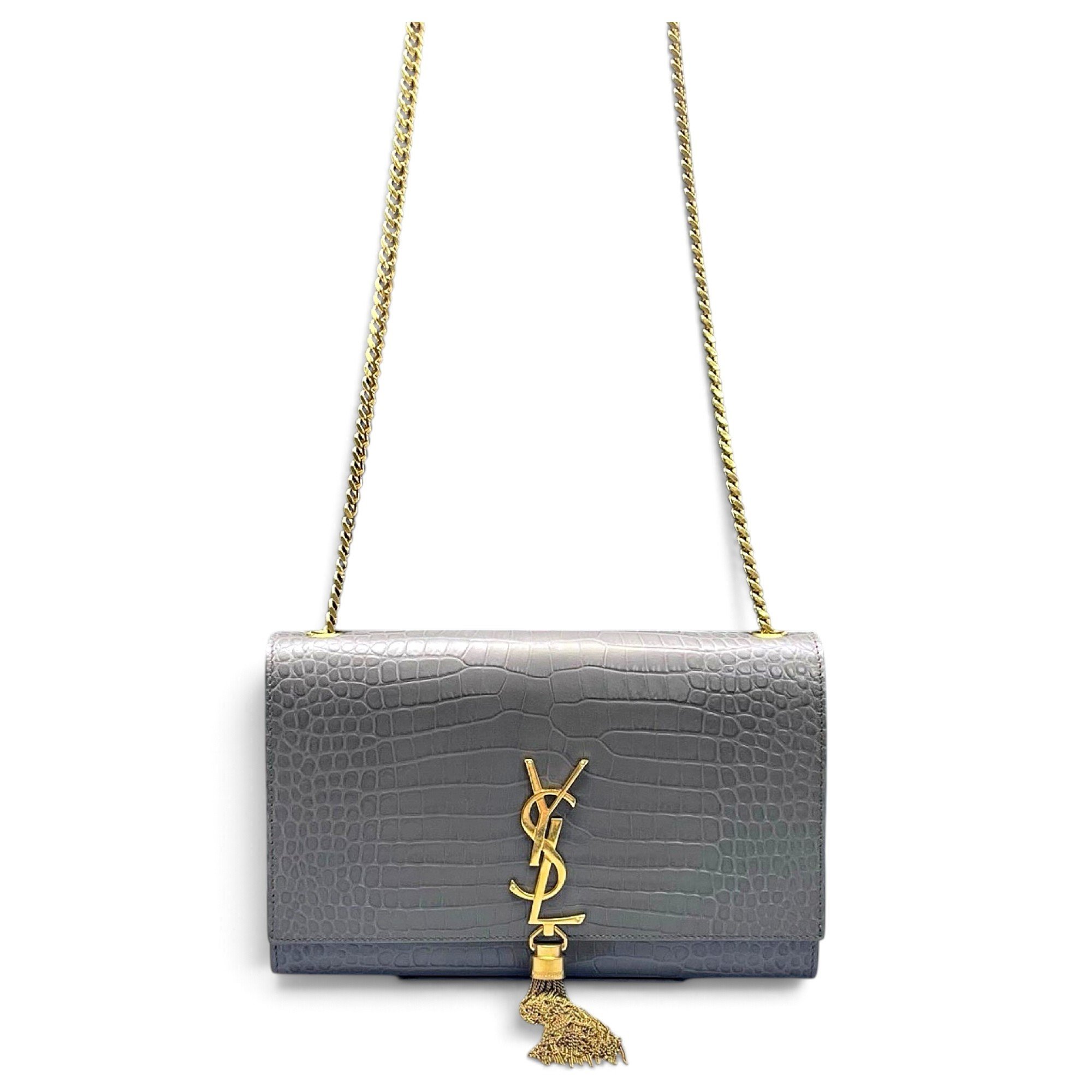 Pompom Kate leather handbag