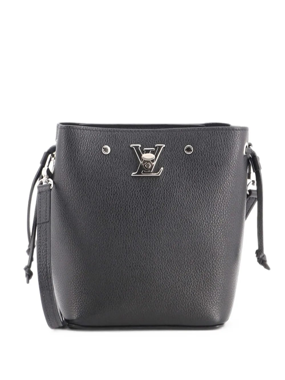 Lockme Leather Nano bucket bag