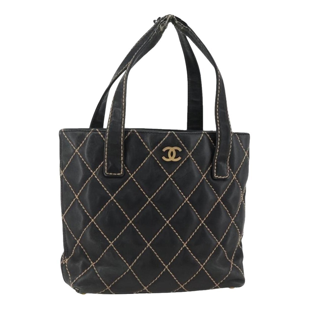 Leather tote