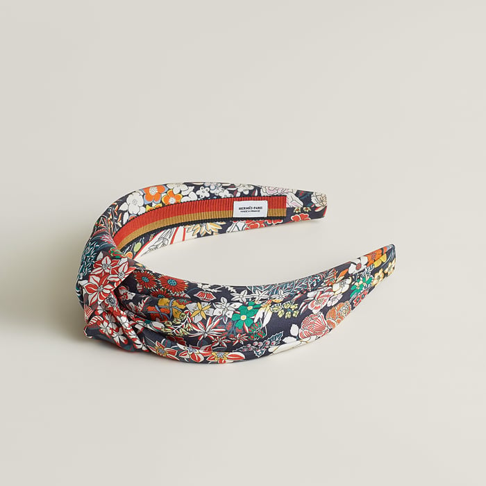 Navy Knot Bloom Headband