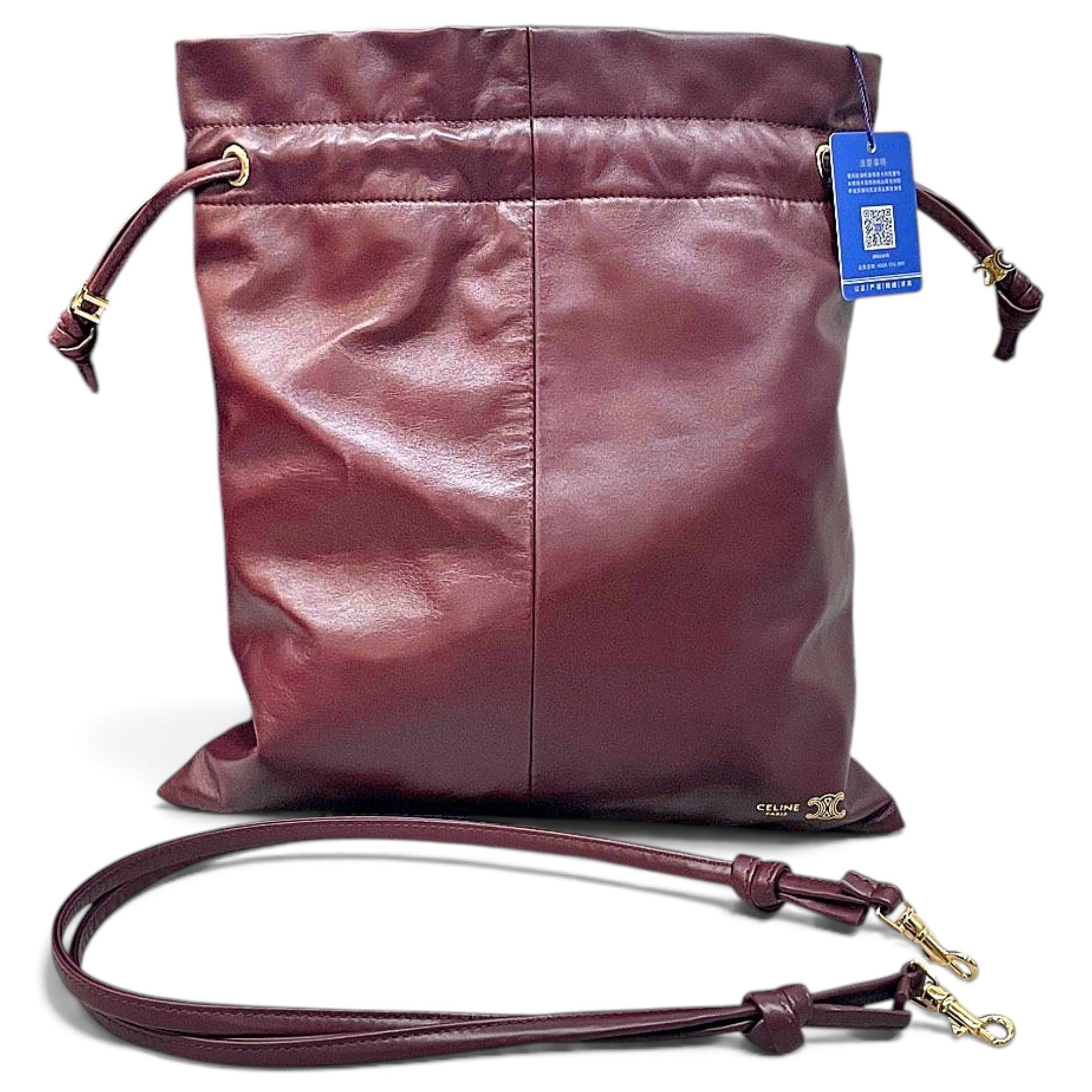 Cabas leather handbag