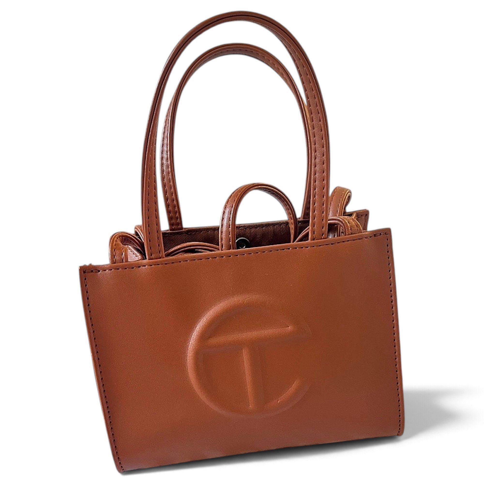 Small Shopping Bag vegan leather tote