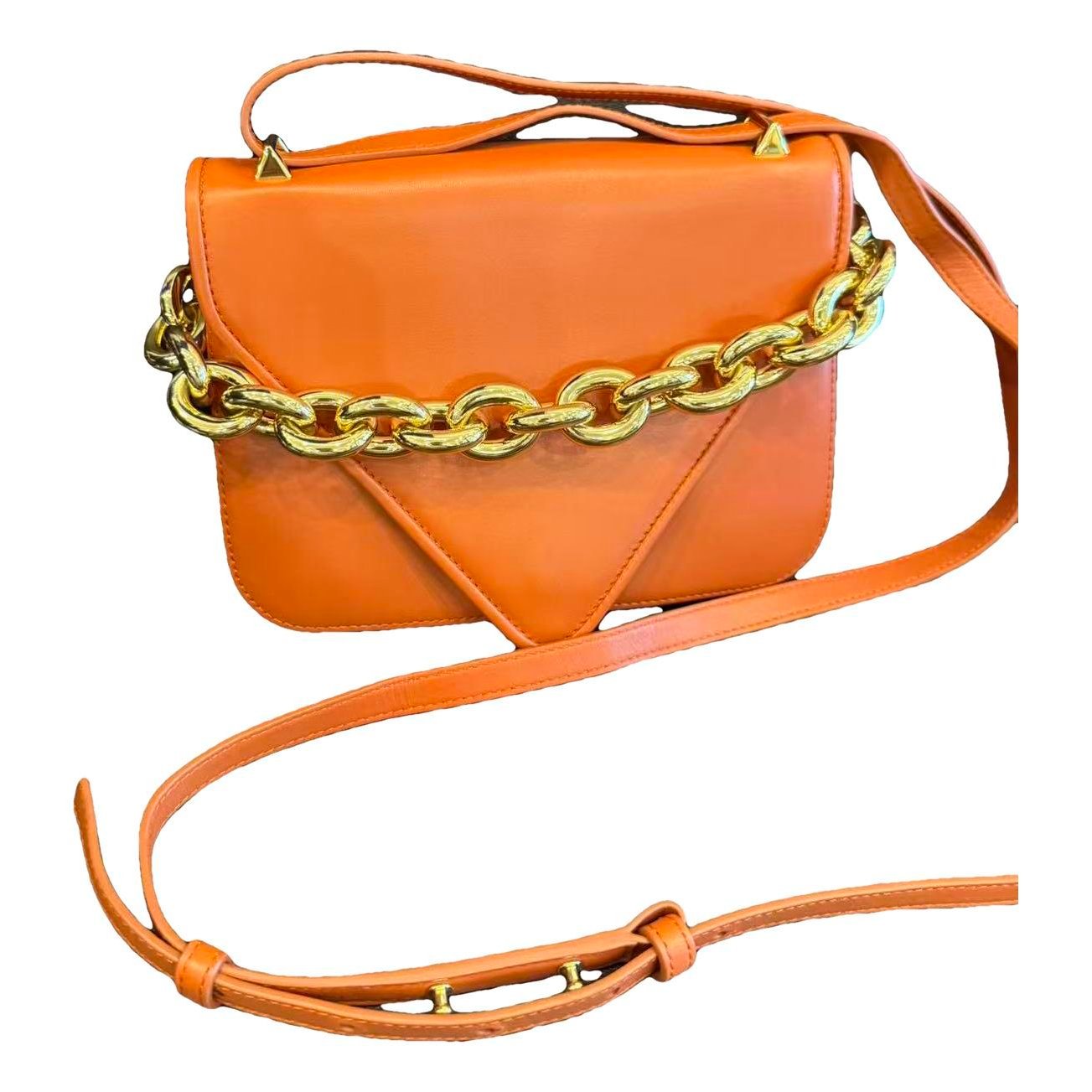 Mount leather crossbody bag