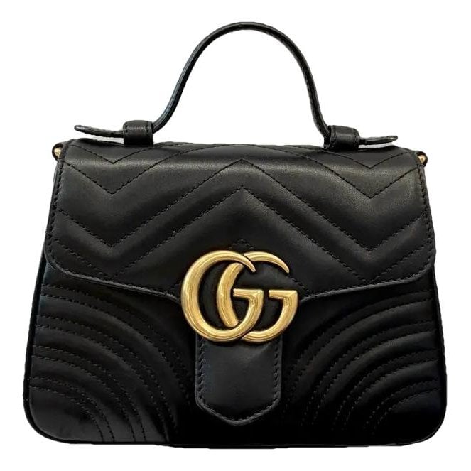 GG Marmont Flap leather crossbody bag