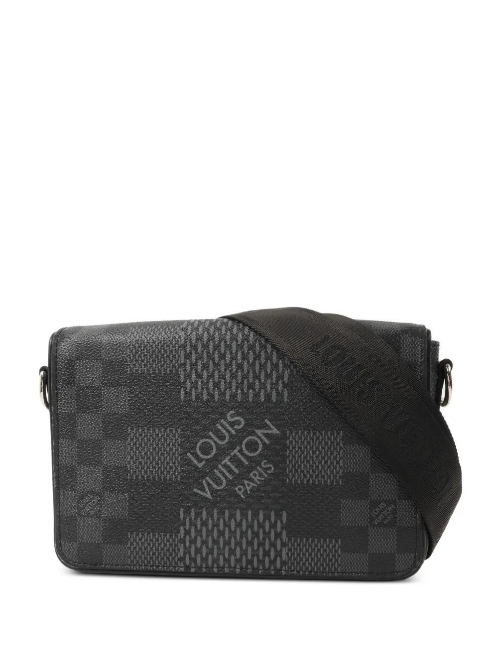 Studio Damier Graphite messenger bag