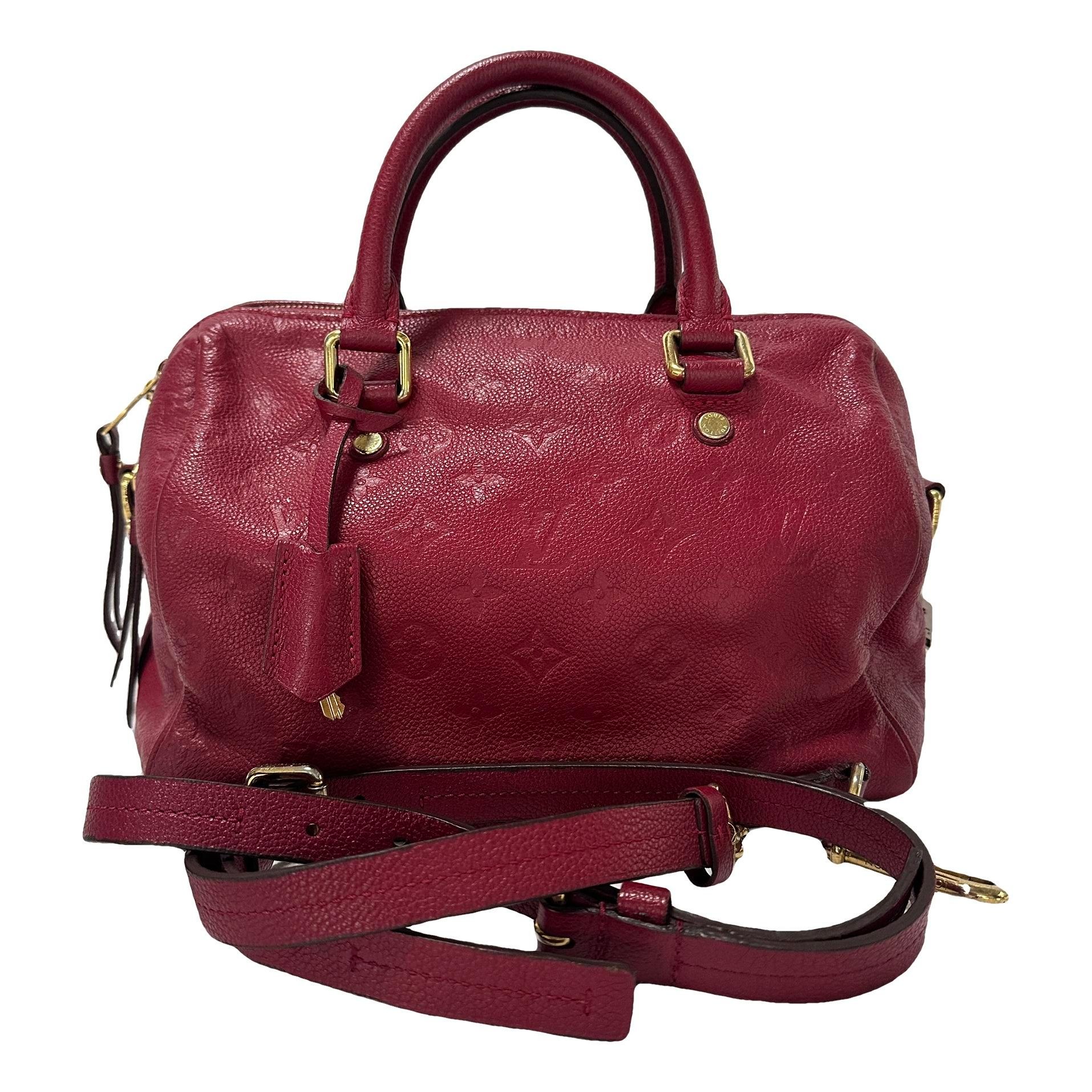 Speedy leather handbag