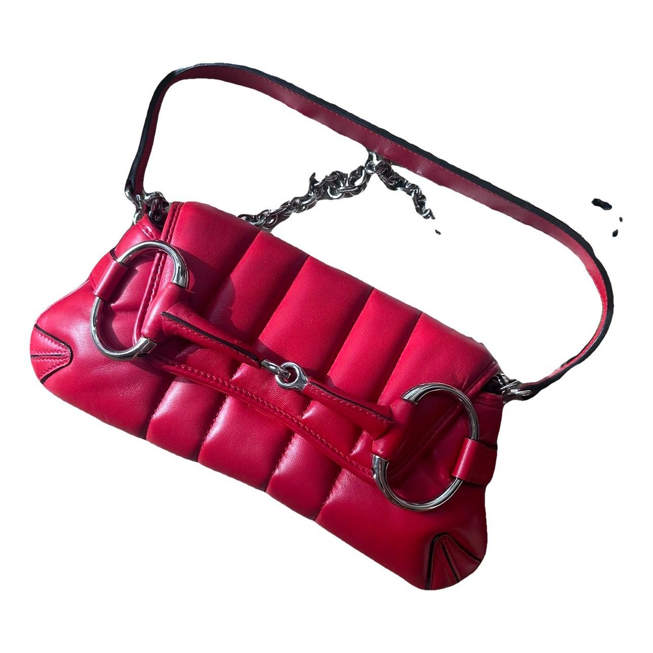 Horsebit Chain leather handbag