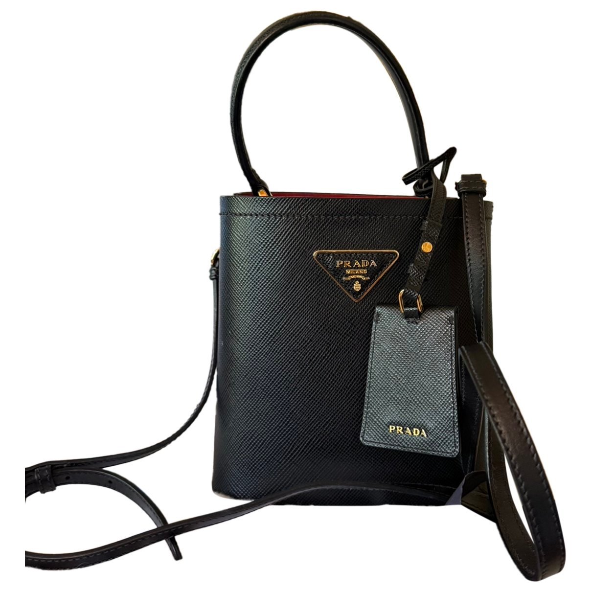 Panier leather handbag