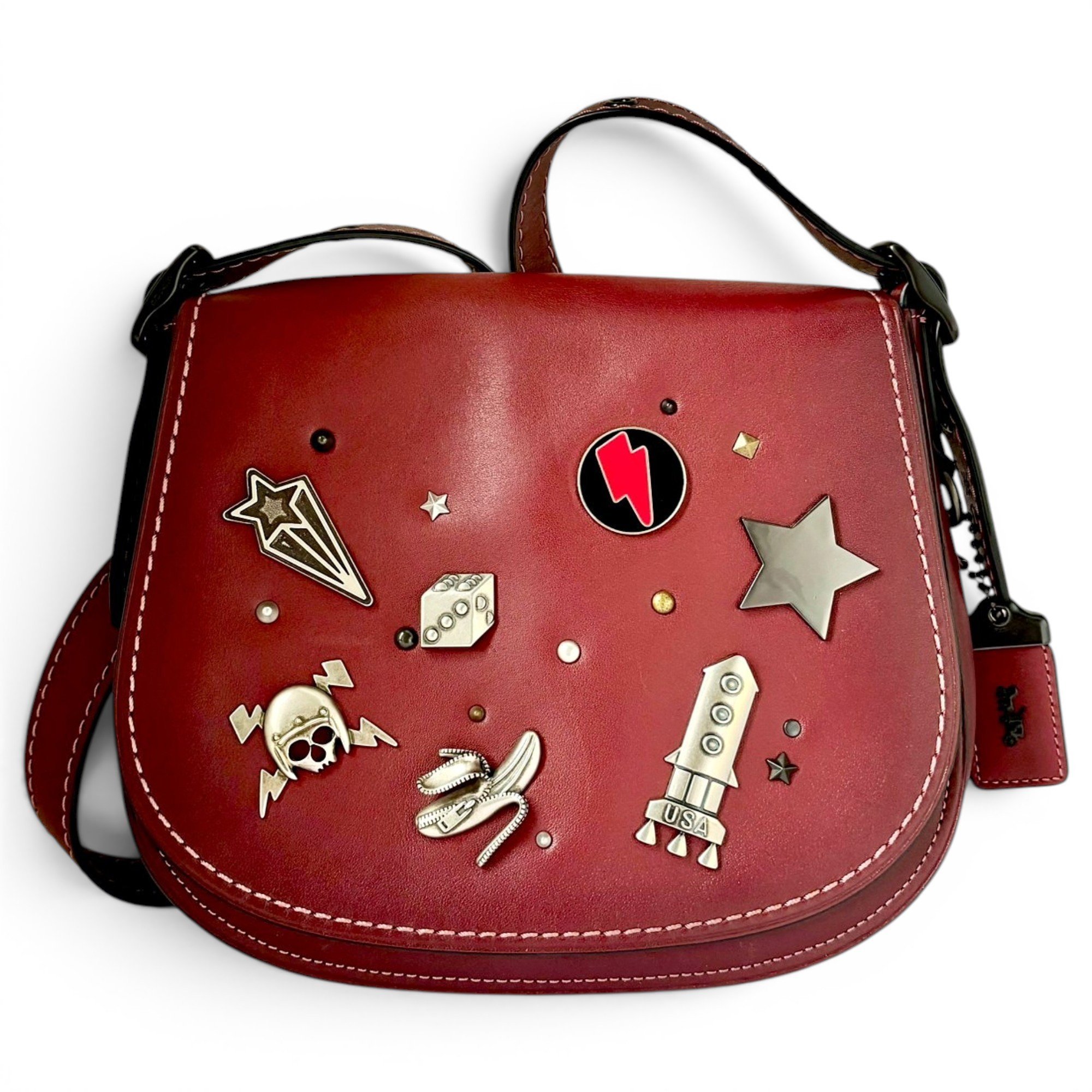 Leather crossbody bag