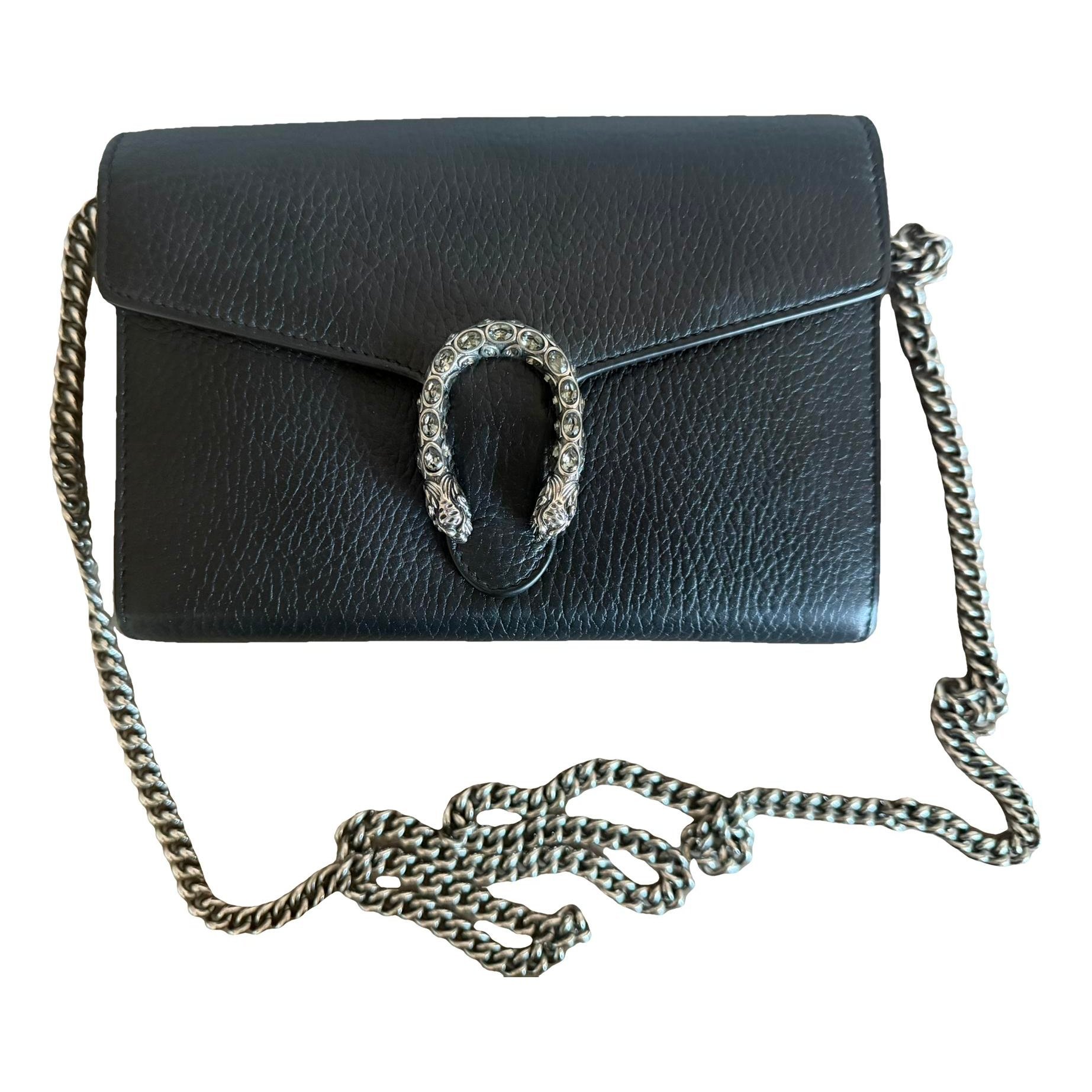 Dionysus leather clutch bag