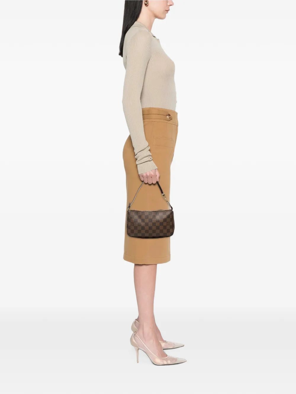 2008 Damier Ebene Pochette Accessoires shoulder bag