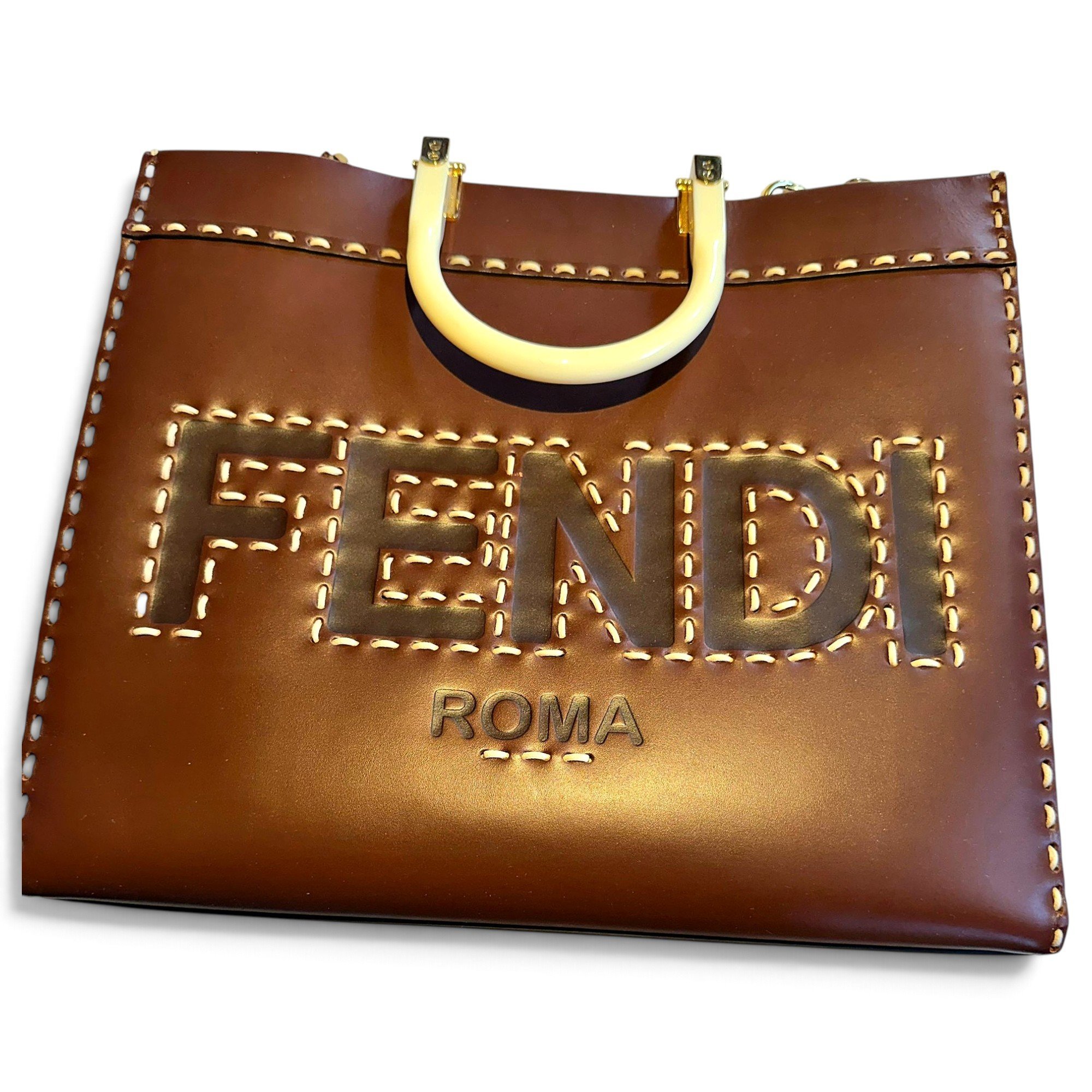 Sunshine leather tote
