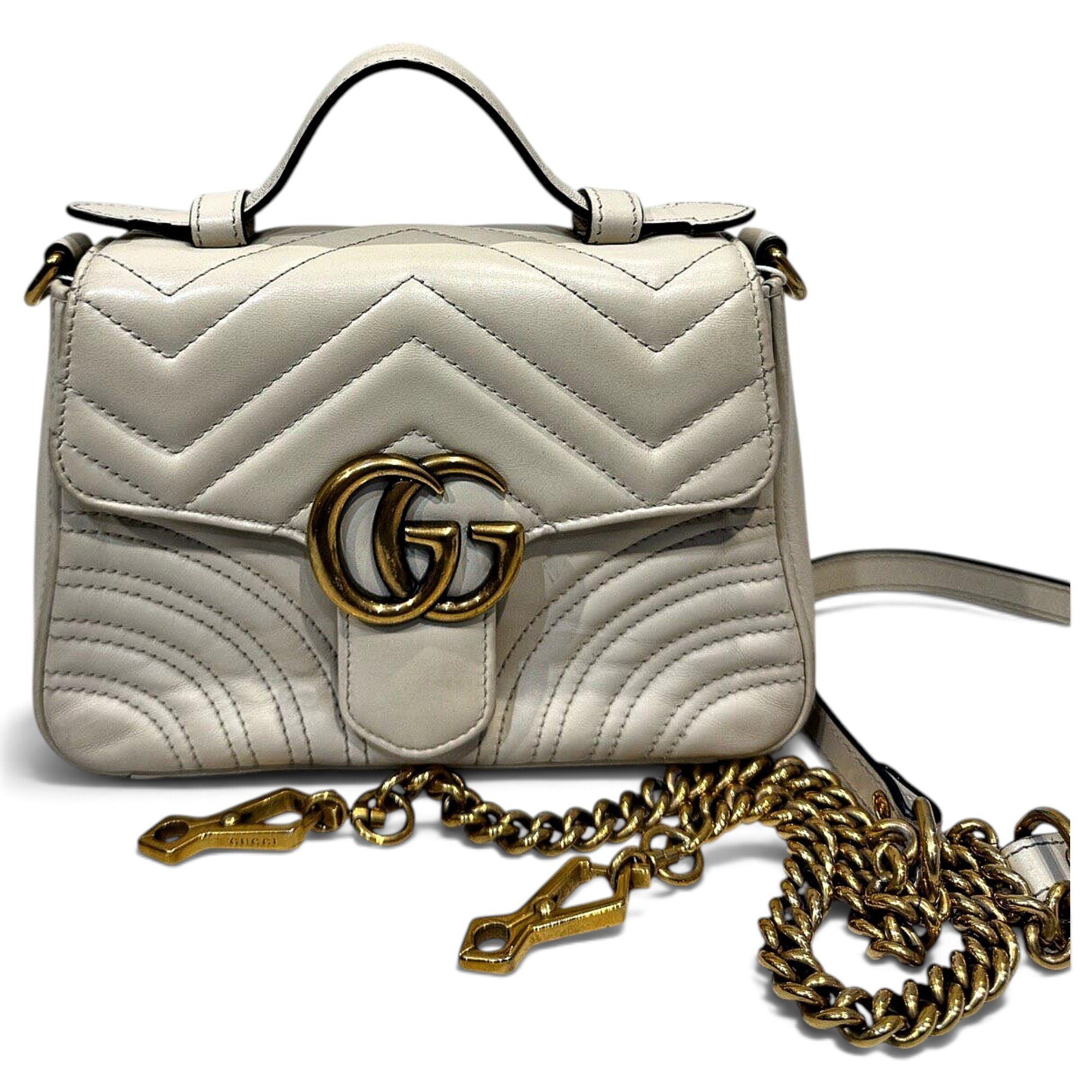 GG Marmont Flap leather handbag