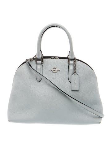 Coach Leather Top Handle Bag