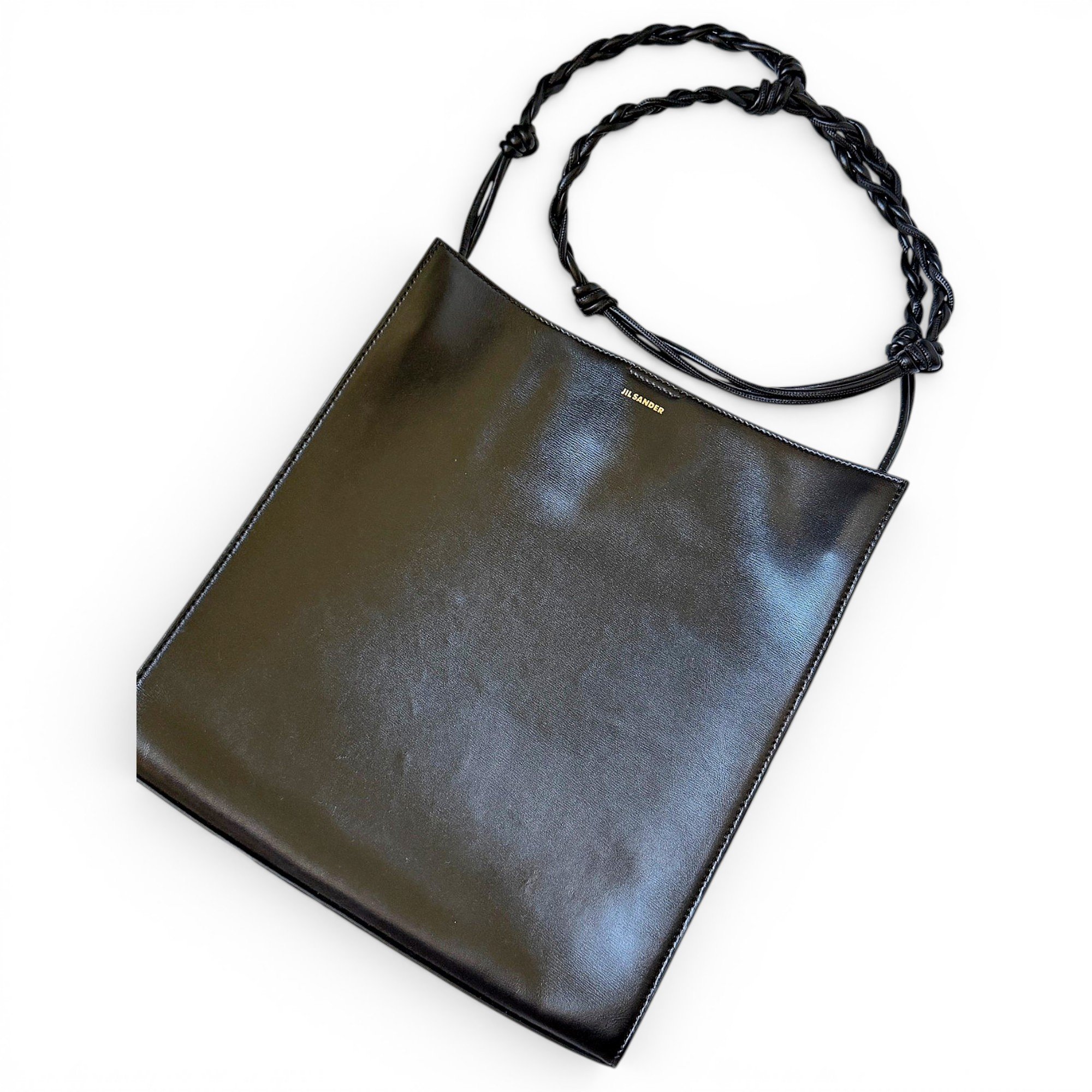 Tangle leather crossbody bag