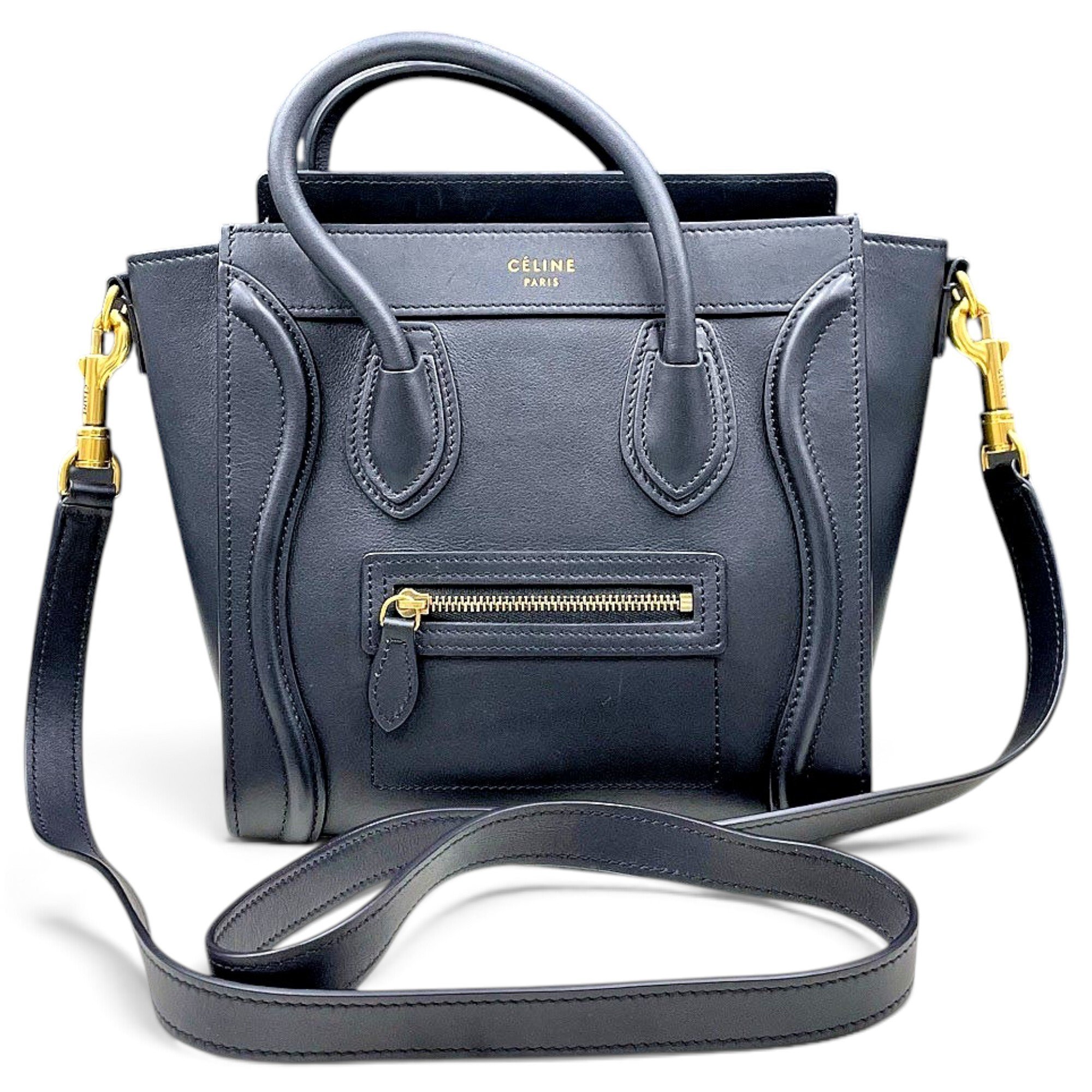 Nano Luggage leather handbag