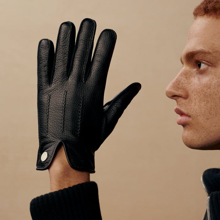 Noir Clou De Selle II Gloves