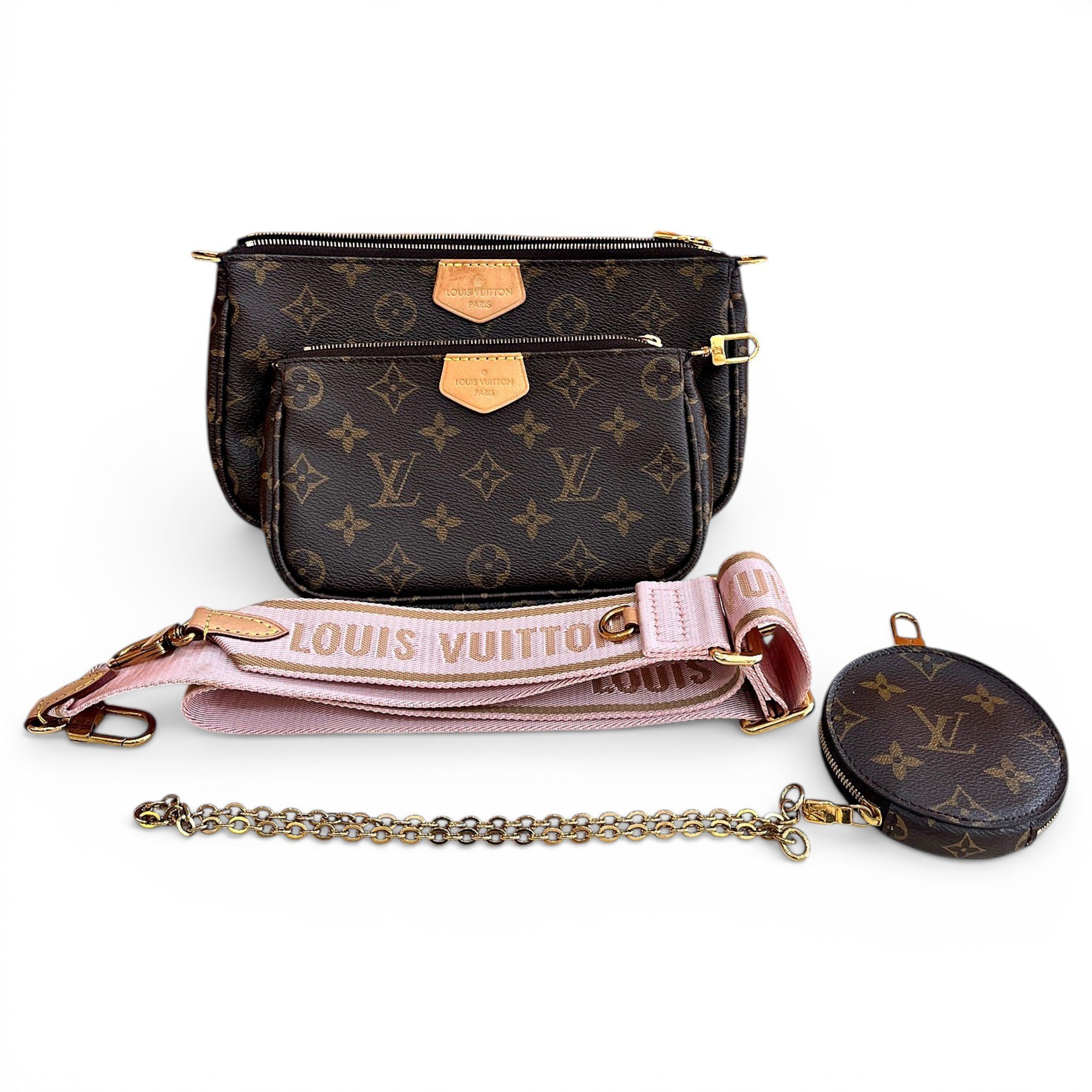 Multi Pochette Accessoires leather handbag