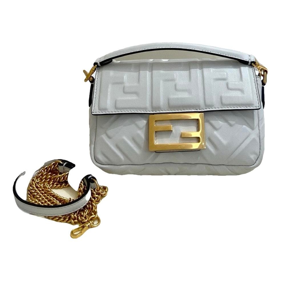 Baguette leather handbag