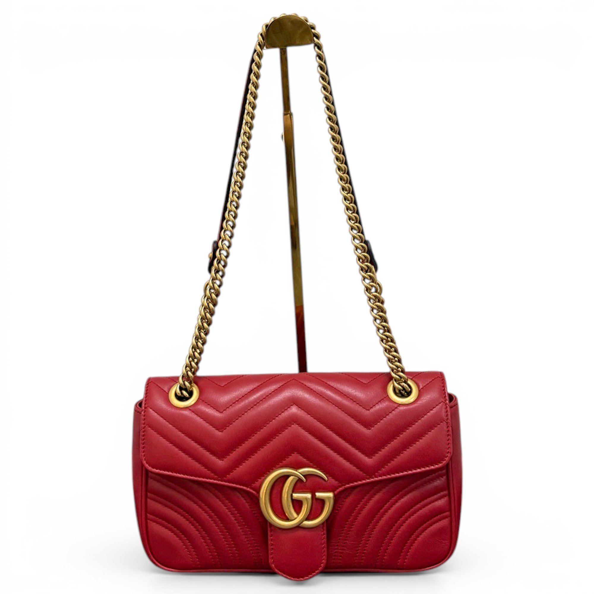 GG Marmont Flap leather handbag