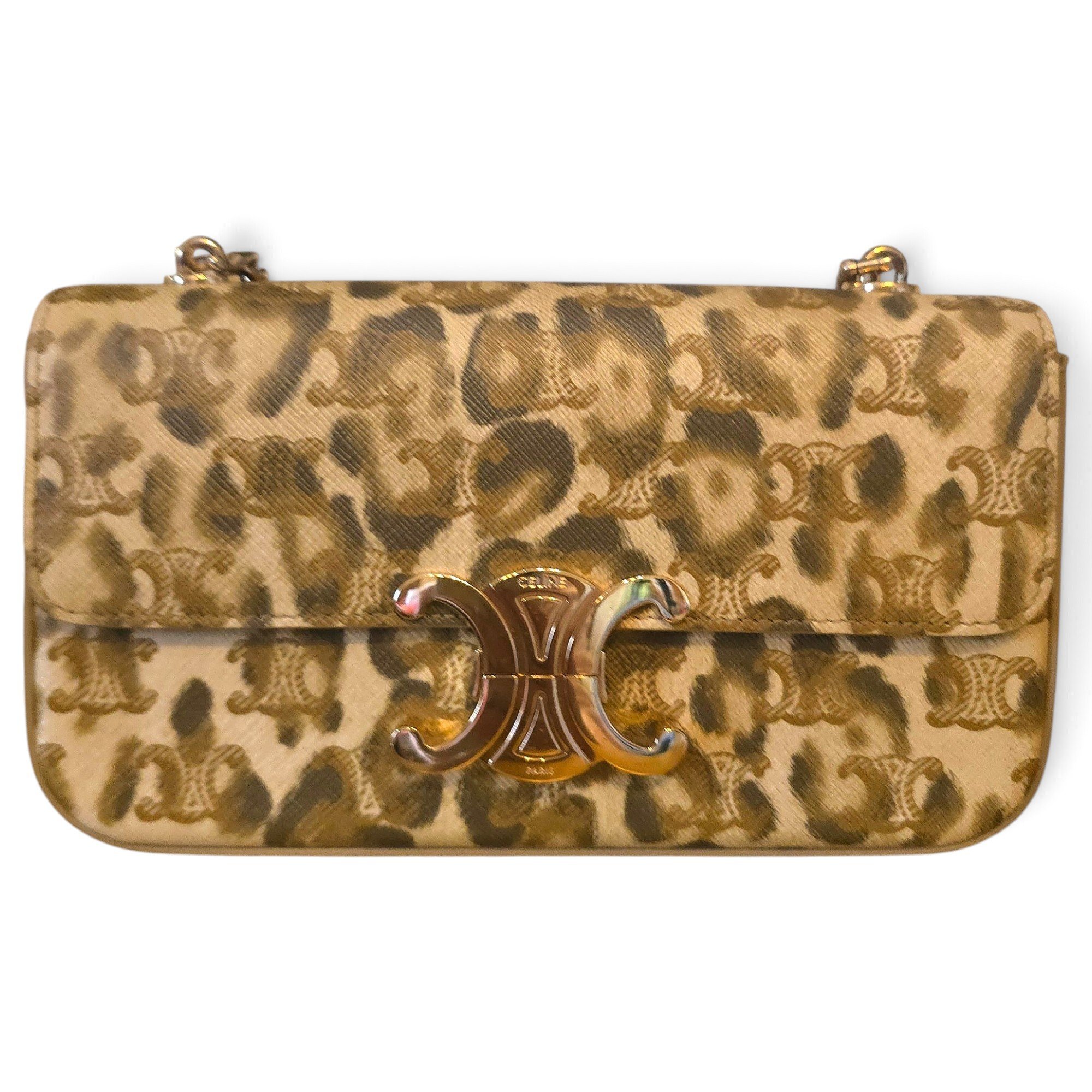 Triomphe leather handbag